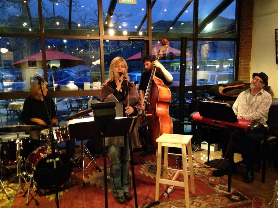 sitting-in on jazz vocals on a beautiful spring night! 2014
